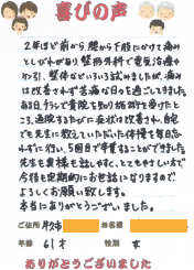 アンケート用紙
