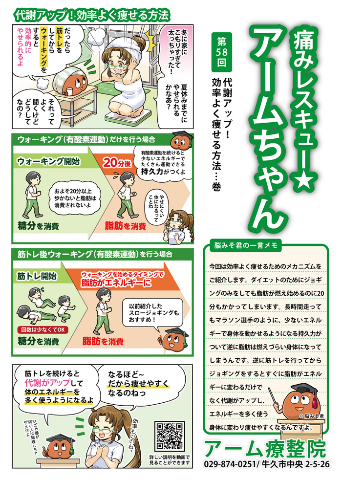 代謝アップ!効率よく痩せる方法